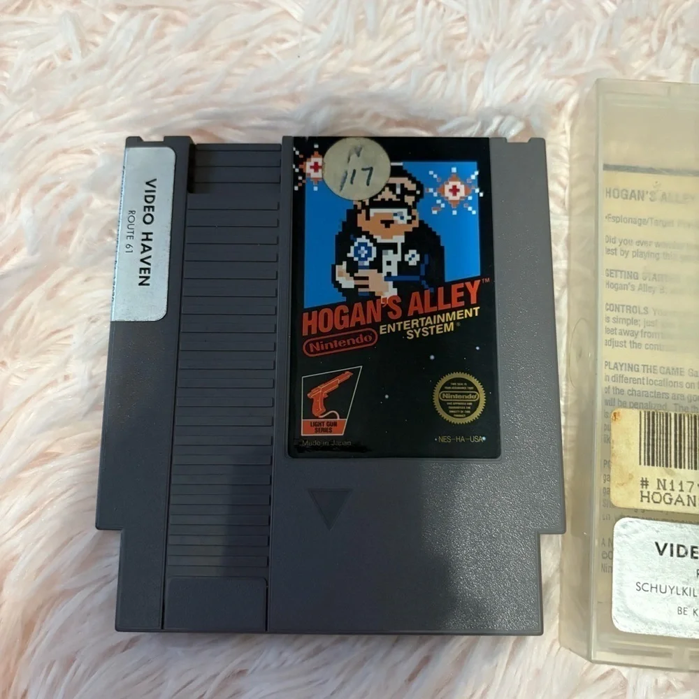 Nintendo Hogan's Alley Game Cartridge Entertainment System, 1985 Video NES